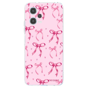 Picasee silikonový průhledný obal pro Xiaomi Redmi Note 12 5G - Bow Aesthetic