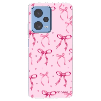 Picasee silikonový průhledný obal pro Xiaomi Redmi Note 12 Pro 5G - Bow Aesthetic