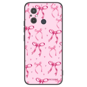 Picasee silikonový černý obal pro Xiaomi Redmi 12C - Bow Aesthetic