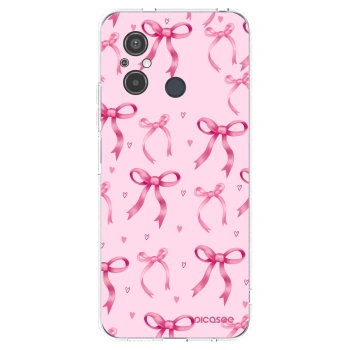 Picasee silikonový průhledný obal pro Xiaomi Redmi 12C - Bow Aesthetic