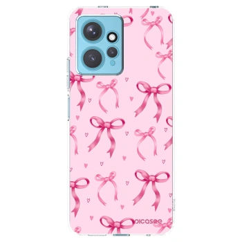 Picasee silikonový průhledný obal pro Xiaomi Redmi Note 12 4G - Bow Aesthetic