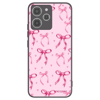 Picasee silikonový černý obal pro Xiaomi Redmi 12 4G - Bow Aesthetic
