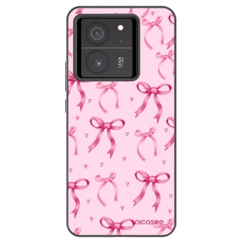 Picasee silikonový černý obal pro Xiaomi 13T - Bow Aesthetic