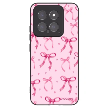 Picasee silikonový černý obal pro Xiaomi 14 - Bow Aesthetic