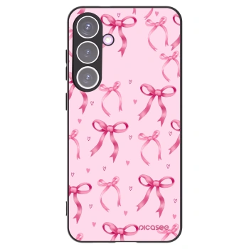 Picasee silikonový černý obal pro Samsung Galaxy S24+ S926B 5G - Bow Aesthetic