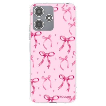 Picasee silikonový průhledný obal pro Xiaomi Redmi 12 5G - Bow Aesthetic