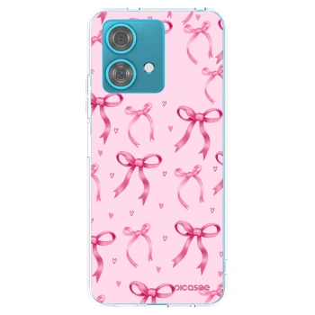 Picasee silikonový průhledný obal pro Motorola Edge 40 Neo - Bow Aesthetic