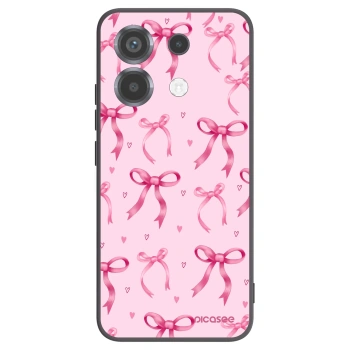 Picasee silikonový černý obal pro Xiaomi Poco X6 - Bow Aesthetic