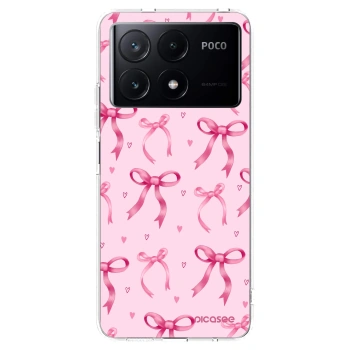 Picasee silikonový průhledný obal pro Xiaomi Poco X6 Pro - Bow Aesthetic