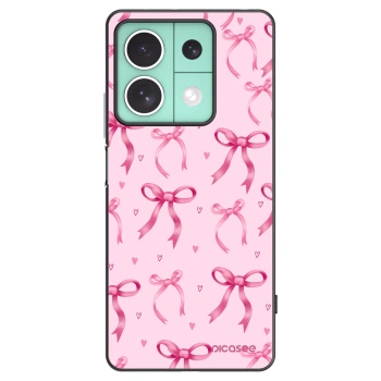 Picasee silikonový černý obal pro Xiaomi Redmi Note 13 5G - Bow Aesthetic