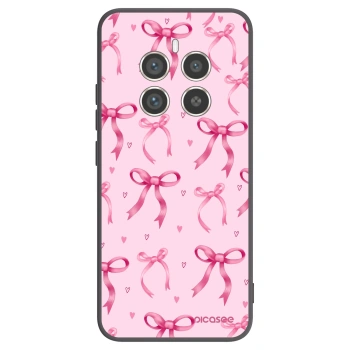 Picasee silikonový černý obal pro Realme 12 Pro 5G - Bow Aesthetic