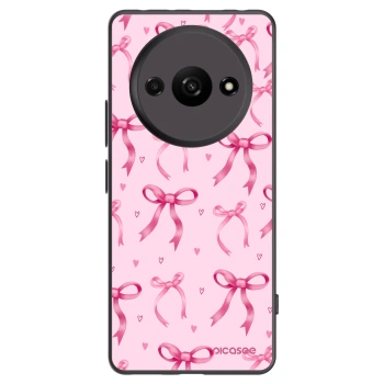 Picasee silikonový černý obal pro Xiaomi Redmi A3 - Bow Aesthetic
