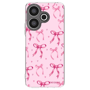 Picasee silikonový průhledný obal pro Xiaomi Redmi 13 4G - Bow Aesthetic