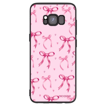 Picasee silikonový černý obal pro Samsung Galaxy S8 G950F - Bow Aesthetic
