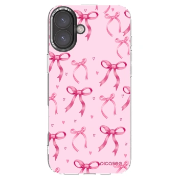 Picasee silikonový průhledný obal pro Apple iPhone 16 Plus - Bow Aesthetic