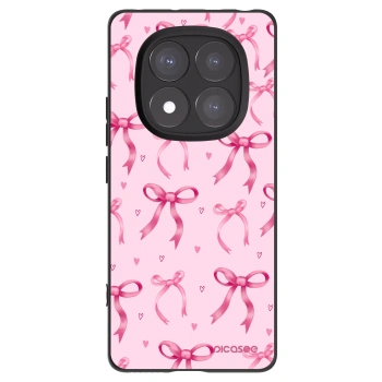 Picasee silikonový černý obal pro Xiaomi Redmi Note 14 Pro 5G - Bow Aesthetic
