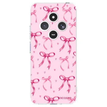 Picasee silikonový průhledný obal pro Xiaomi Redmi 14C - Bow Aesthetic
