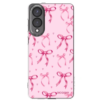 Picasee silikonový průhledný obal pro Samsung Galaxy S25 Edge 5G - Bow Aesthetic