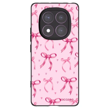 Picasee silikonový černý obal pro Xiaomi Redmi Note 14 Pro 4G - Bow Aesthetic