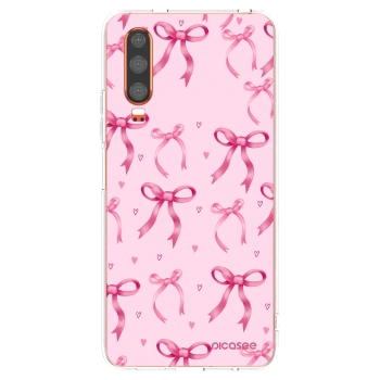Picasee silikonový průhledný obal pro Huawei P30 - Bow Aesthetic