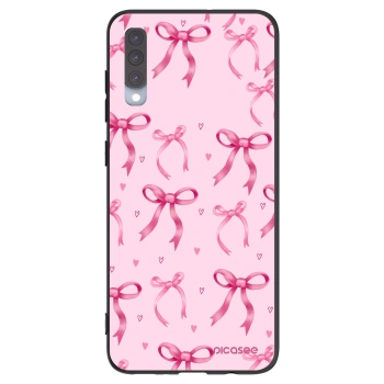 Picasee silikonový černý obal pro Samsung Galaxy A70 A705F - Bow Aesthetic