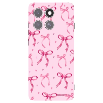 Picasee silikonový černý obal pro Motorola Edge 60 Pro - Bow Aesthetic