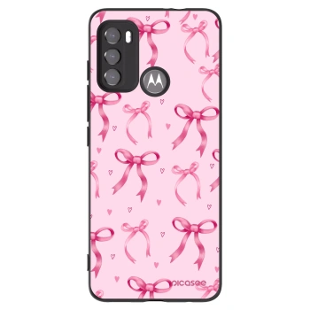 Picasee silikonový černý obal pro Motorola Edge 60 5G - Bow Aesthetic