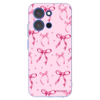 Picasee silikonový průhledný obal pro Xiaomi Redmi 15C 4G - Bow Aesthetic