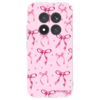 Picasee silikonový průhledný obal pro Xiaomi Redmi Note 15 Pro+ - Bow Aesthetic