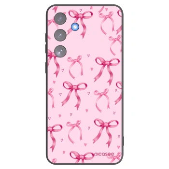 Picasee silikonový černý obal pro Samsung Galaxy S25 FE 5G - Bow Aesthetic