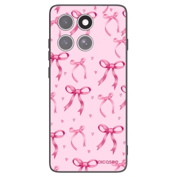 Picasee silikonový černý obal pro Motorola Edge 60 Fusion - Bow Aesthetic