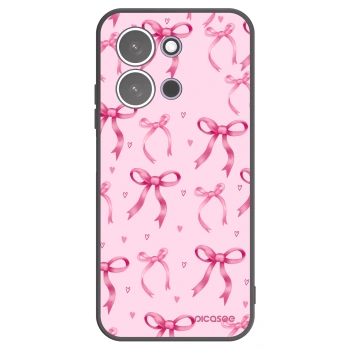 Picasee silikonový černý obal pro Xiaomi Redmi 15C 5G - Bow Aesthetic