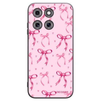 Picasee silikonový černý obal pro Motorola Moto G77 - Bow Aesthetic