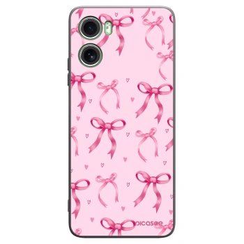 Picasee silikonový černý obal pro Motorola Moto G06 - Bow Aesthetic