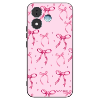 Picasee silikonový černý obal pro Xiaomi Redmi Note 17 5G - Bow Aesthetic