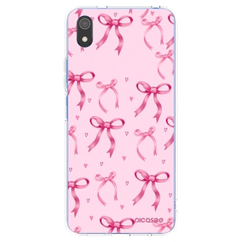 Picasee silikonový průhledný obal pro Xiaomi Redmi 7A - Bow Aesthetic