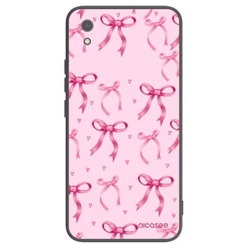 Picasee silikonový černý obal pro Xiaomi Redmi 7A - Bow Aesthetic