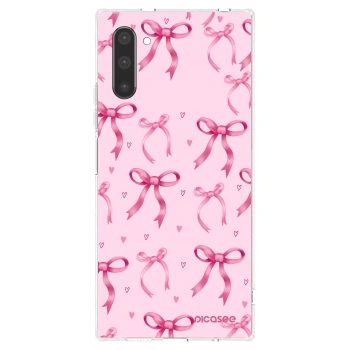 Picasee silikonový průhledný obal pro Samsung Galaxy Note 10 N970F - Bow Aesthetic