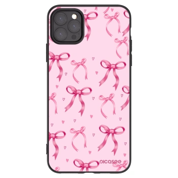 Picasee silikonový černý obal pro Apple iPhone 11 Pro Max - Bow Aesthetic