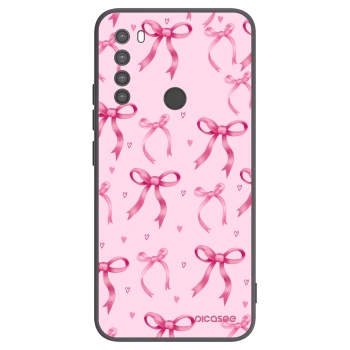 Picasee silikonový černý obal pro Xiaomi Redmi Note 8 - Bow Aesthetic