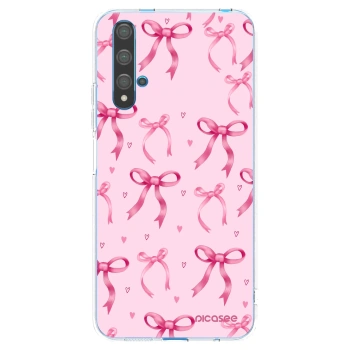 Picasee silikonový průhledný obal pro Huawei Nova 5T - Bow Aesthetic