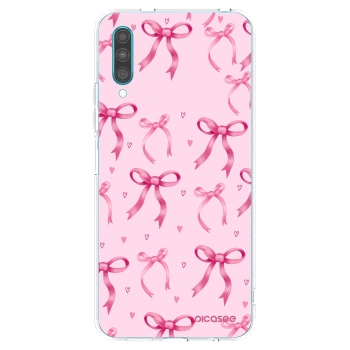 Picasee silikonový průhledný obal pro Samsung Galaxy A30s A307F - Bow Aesthetic