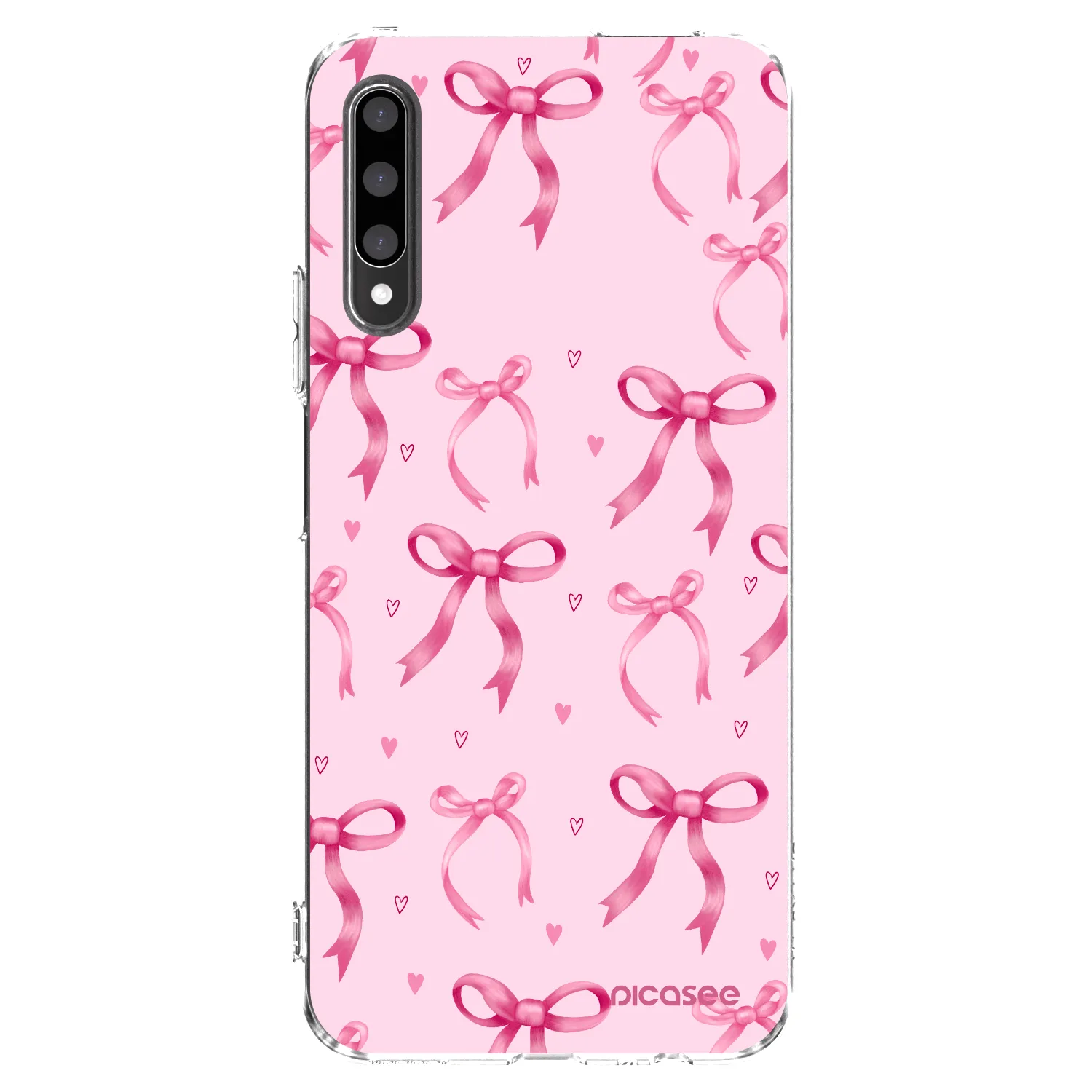 Picasee silikonový průhledný obal pro Honor 9X Pro - Bow Aesthetic