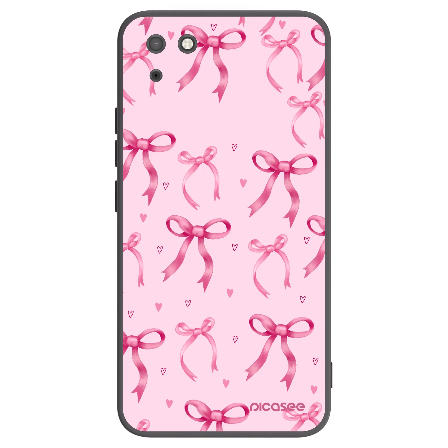 Picasee silikonový černý obal pro Huawei Y5P - Bow Aesthetic