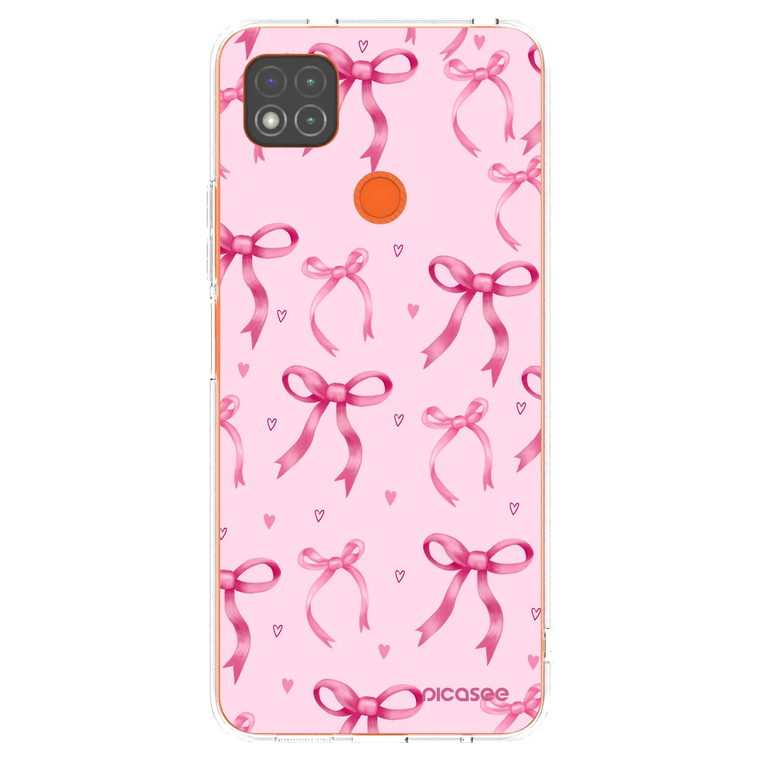 Picasee silikonový průhledný obal pro Xiaomi Redmi 9C - Bow Aesthetic