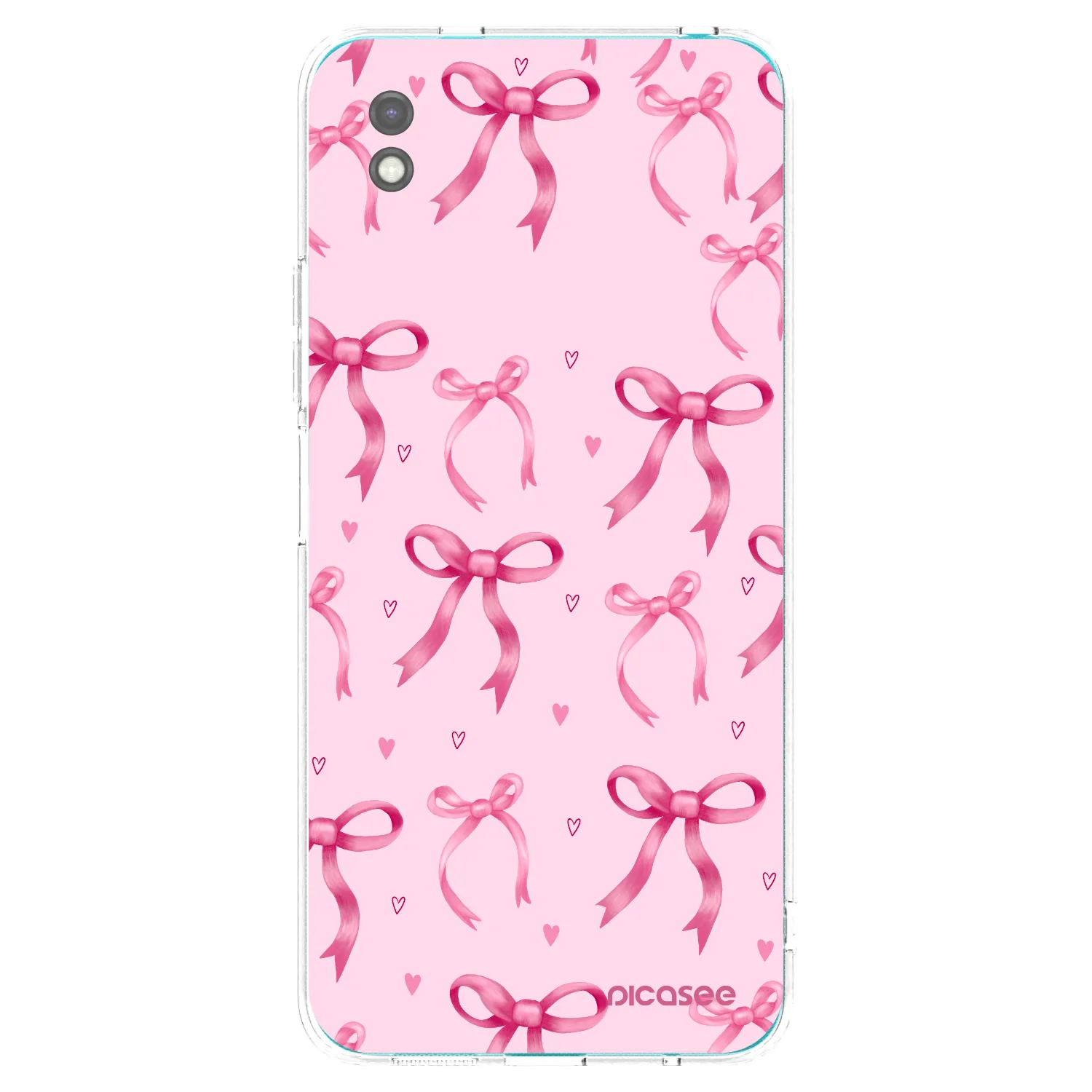 Picasee silikonový černý obal pro Xiaomi Redmi 9A - Bow Aesthetic