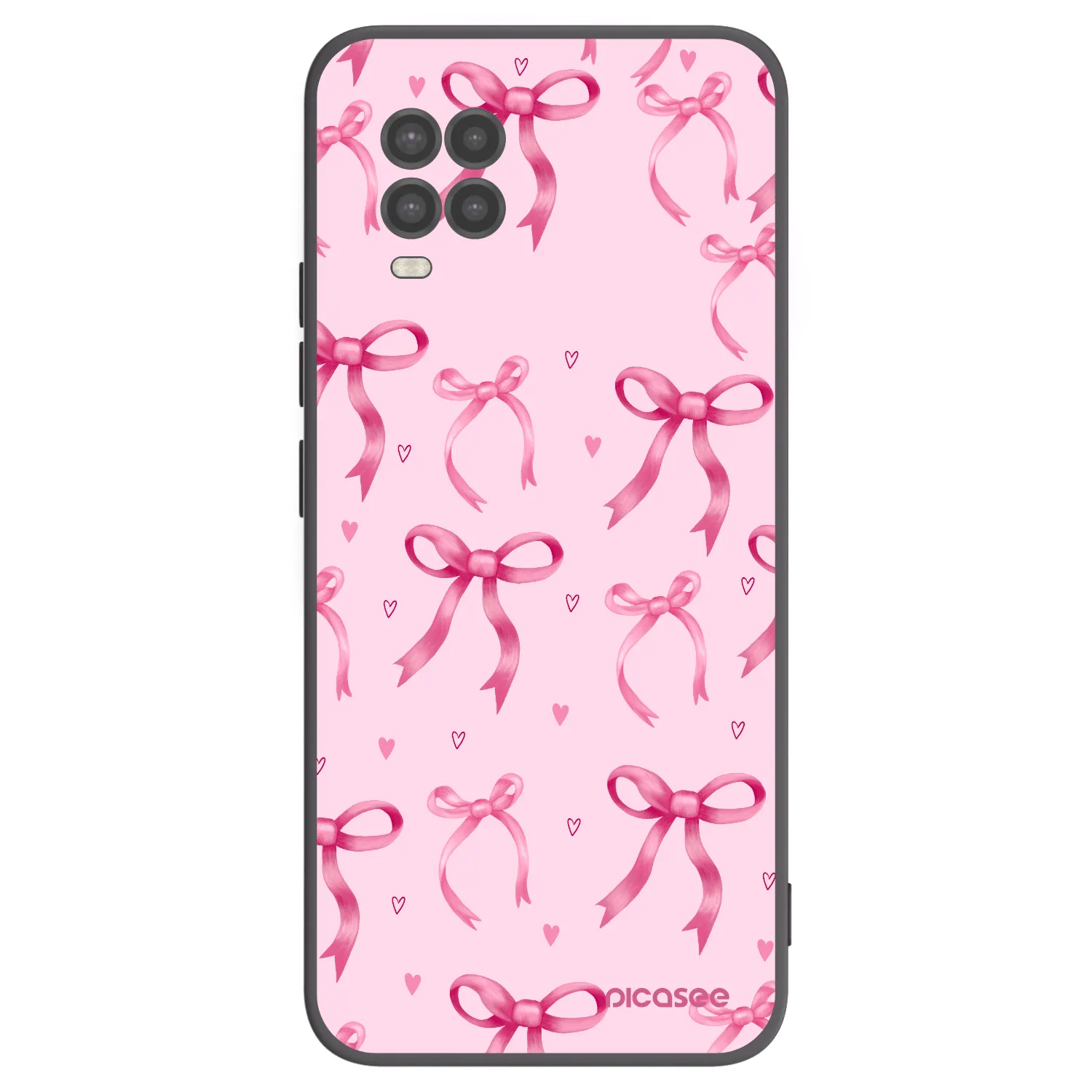 Picasee silikonový černý obal pro Xiaomi Mi 10 Lite - Bow Aesthetic