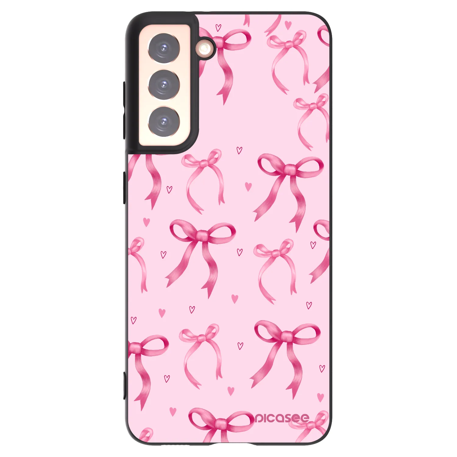 Picasee silikonový černý obal pro Samsung Galaxy S21 5G G991B - Bow Aesthetic