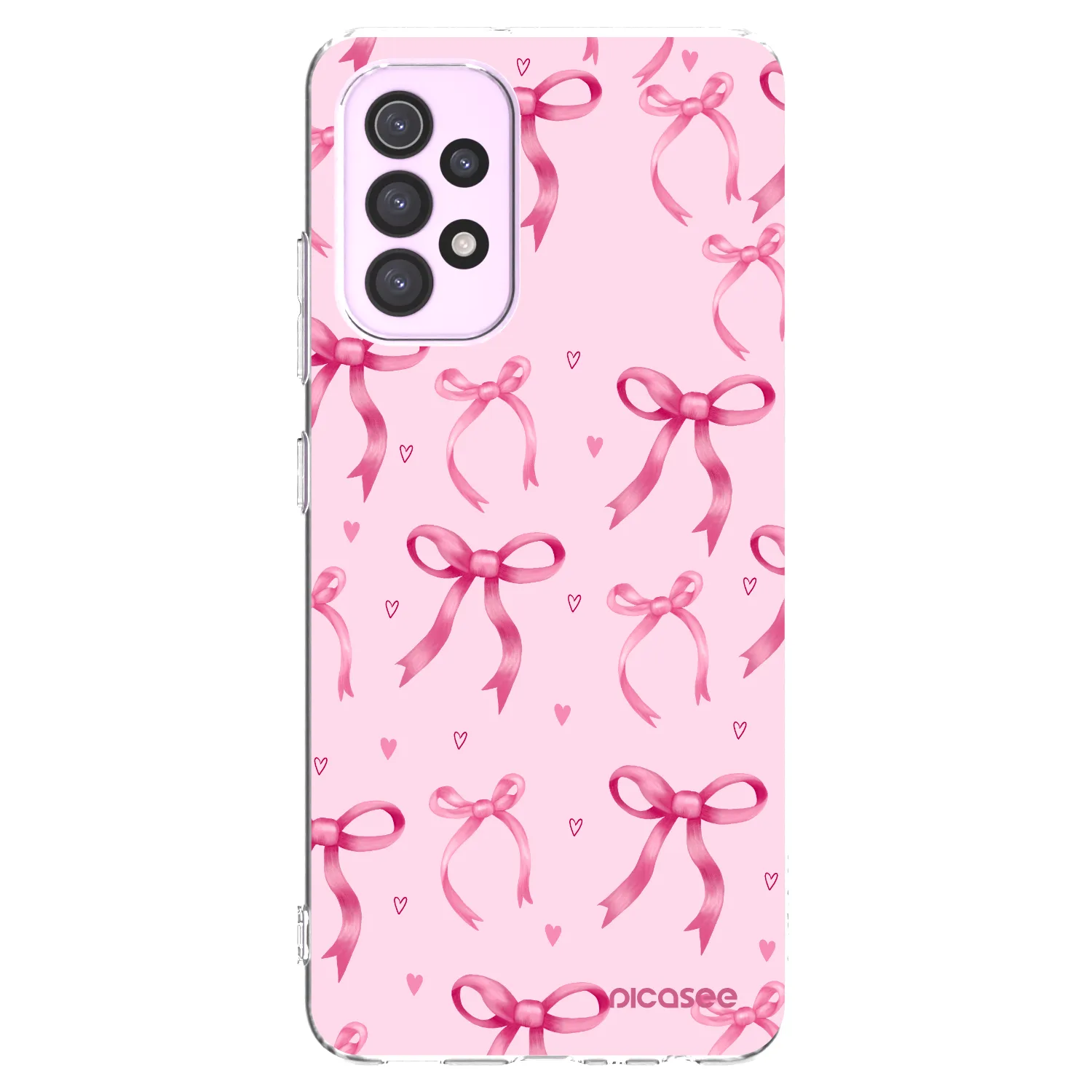 Picasee silikonový průhledný obal pro Samsung Galaxy A32 5G A326B - Bow Aesthetic