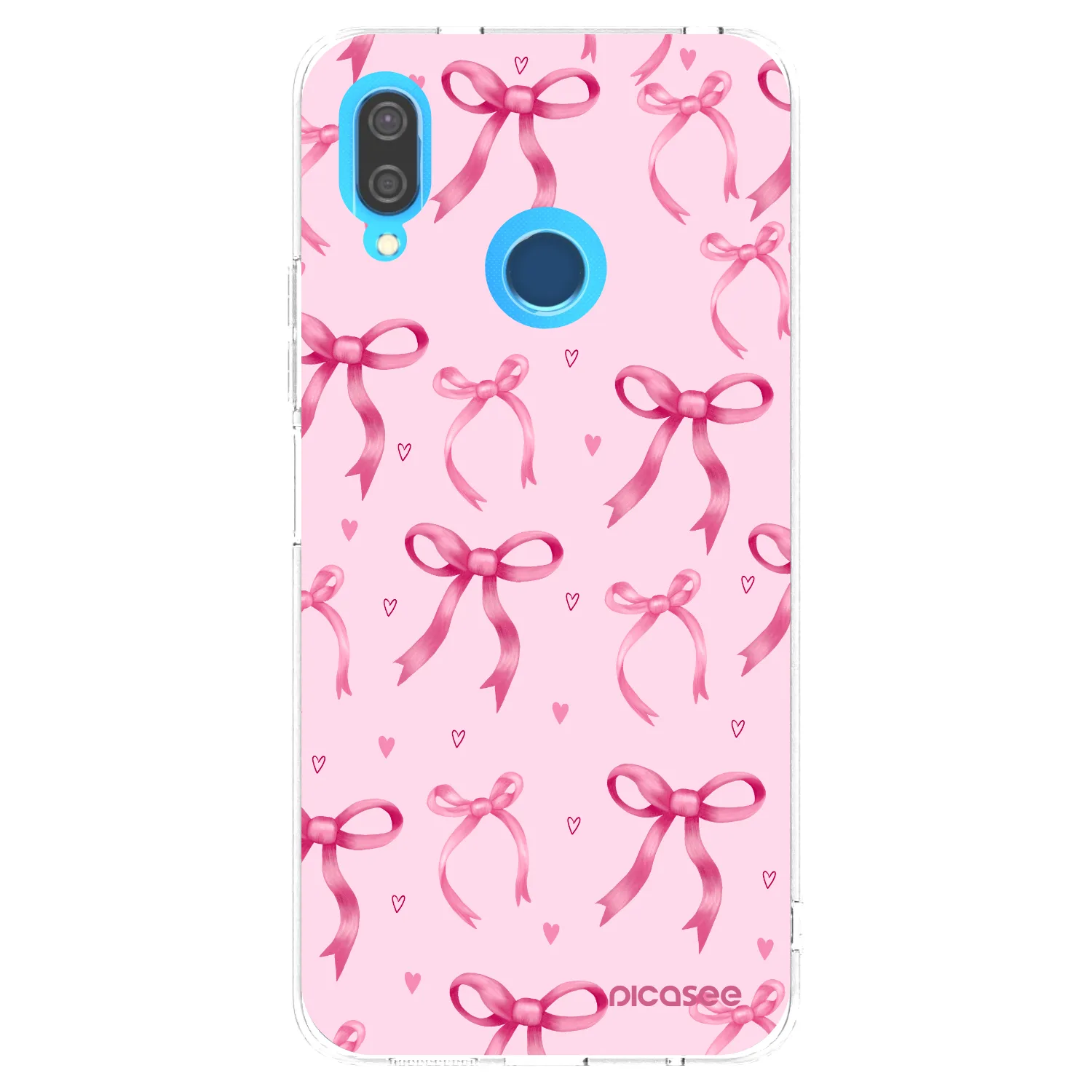 Picasee silikonový průhledný obal pro Huawei P20 Lite - Bow Aesthetic